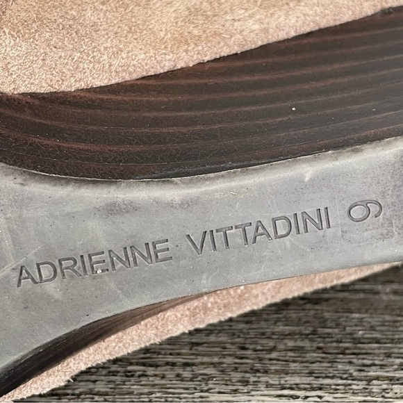Adrienne Vittadini Tan Women's Wedge Shoes AV-Midge bootie ankle. Size 9m. - Picture 6 of 9
